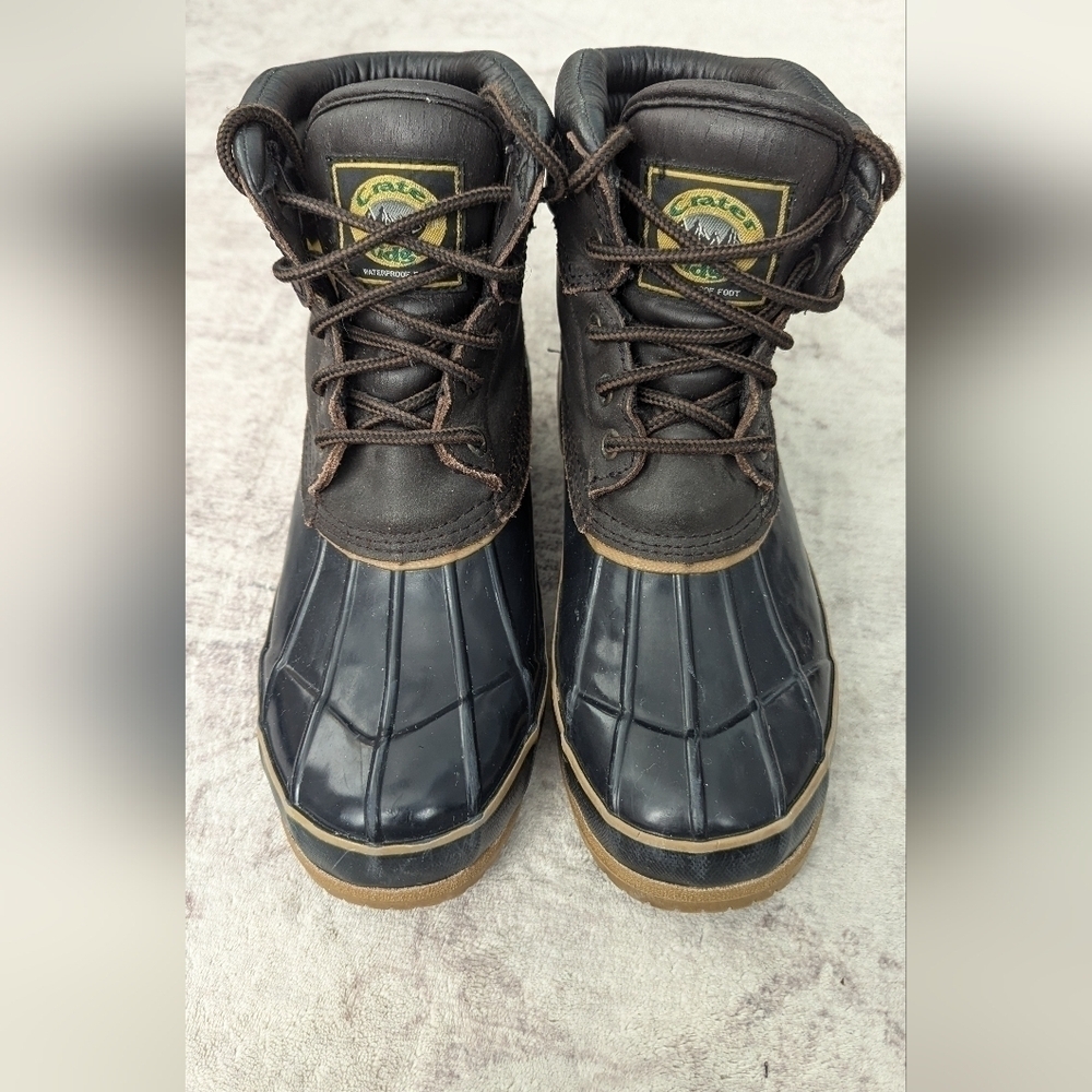 Crater Ridge Woman's Leather Boots Waterproof Size 7